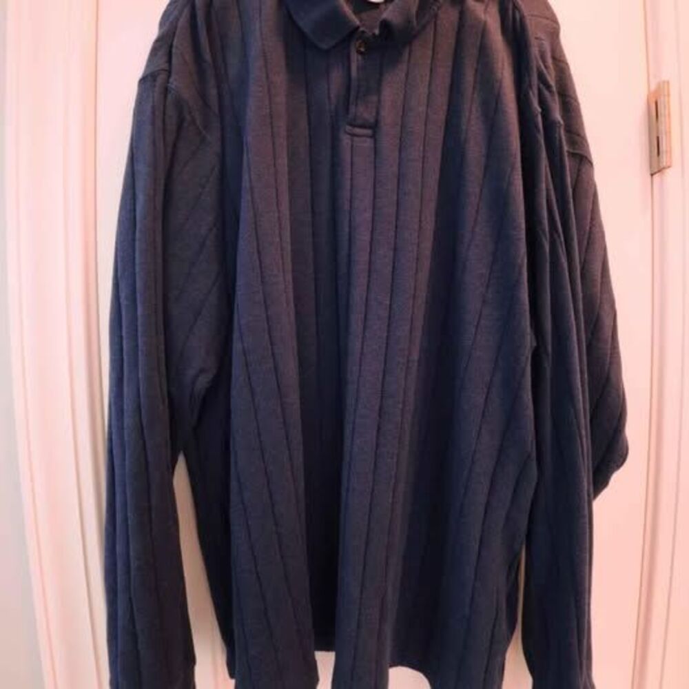 Geoffrey Beene Long Sleeve Polo Shirt